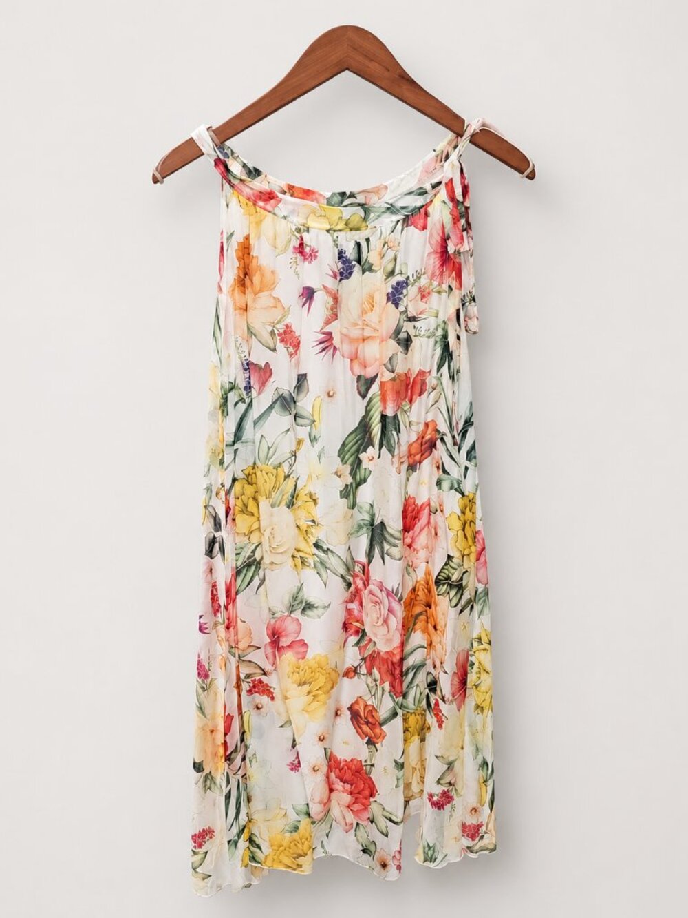 Bellambra Made in Italy Silk Blend Floral Midi Dress never worn fits S and M